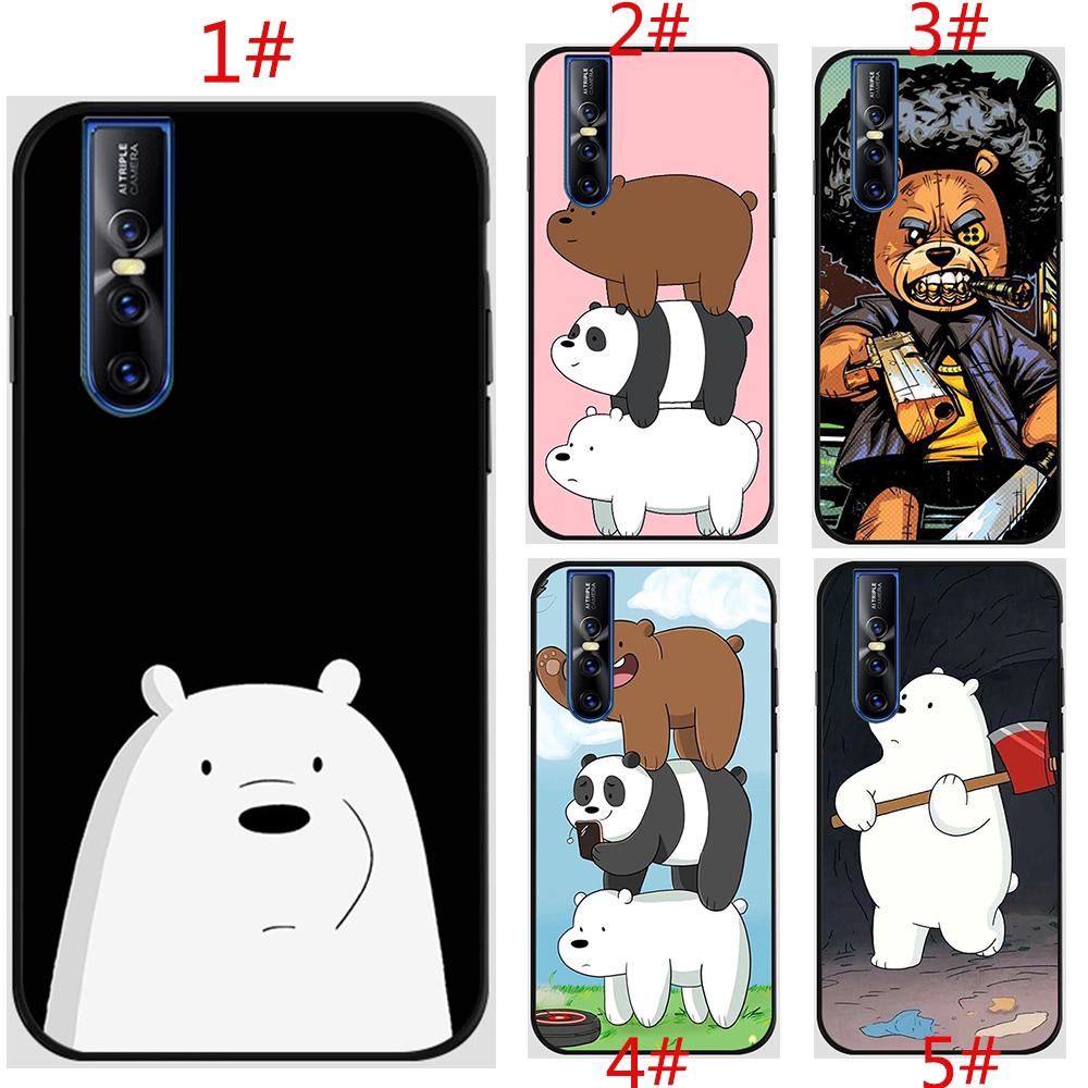 เคสโทรศัพท์แบบนิ่มสำหรับ VIVO Y 53 55 81 V 5 7 Plus 9 11 S 1 V 15 Pro Soft Case Bear