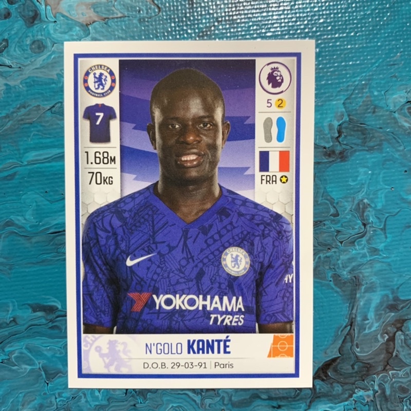 การ์ดสติ๊กเกอร์ 2019-20 Panini Premier League Stickers ทีม Chelsea การ์ดนักฟุตบอล การ์ดสติ๊กเกอร์