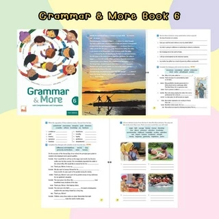 หนังสือแบบฝึกหัดประถมและมัธยม GRAMMAR & MORE NEW EDITION หนังสือเรียนภาษาอังกฤษ