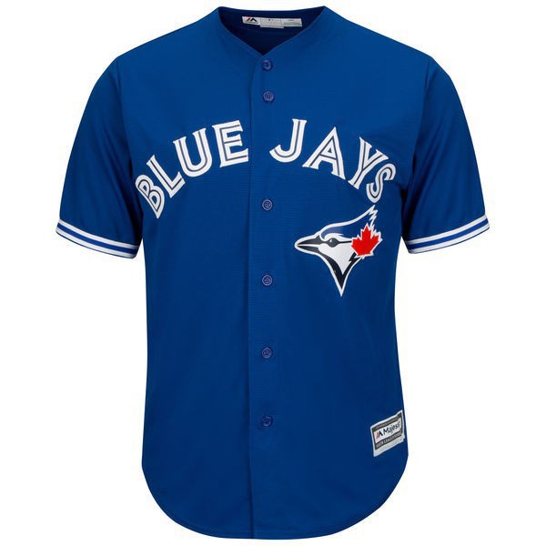 Mens Toronto Blue Jays MLB Baseball Jersey สีฟ้า สีขาว แดง เทา