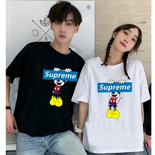 ิBK-07/ พร้อมส่ง(8สี) Supreme-Mickey เสื้อยืดแทรนต์เกาหลีมาแรงมากๆ ผ้านิ่มใส่สบาย เสื้อคู่ เสื้อครอบครัว ปลีก-ส่ง(s-xxl)