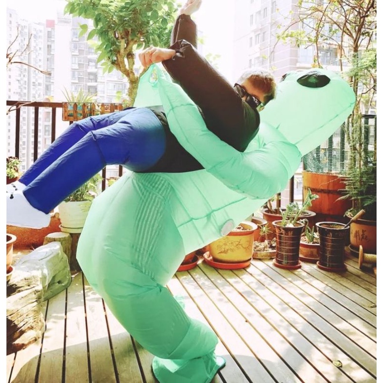 พร้อมส่งจากกทม! ชุดเอเลี่ยน ชุดเป่าลม ชุดเอเลี่ยนลักพาตัว ชุดแฟนซี ชุดงานปาร์ตี้ ชุดฮาโลวีน เอเลี่ยน - รูปที่ 2