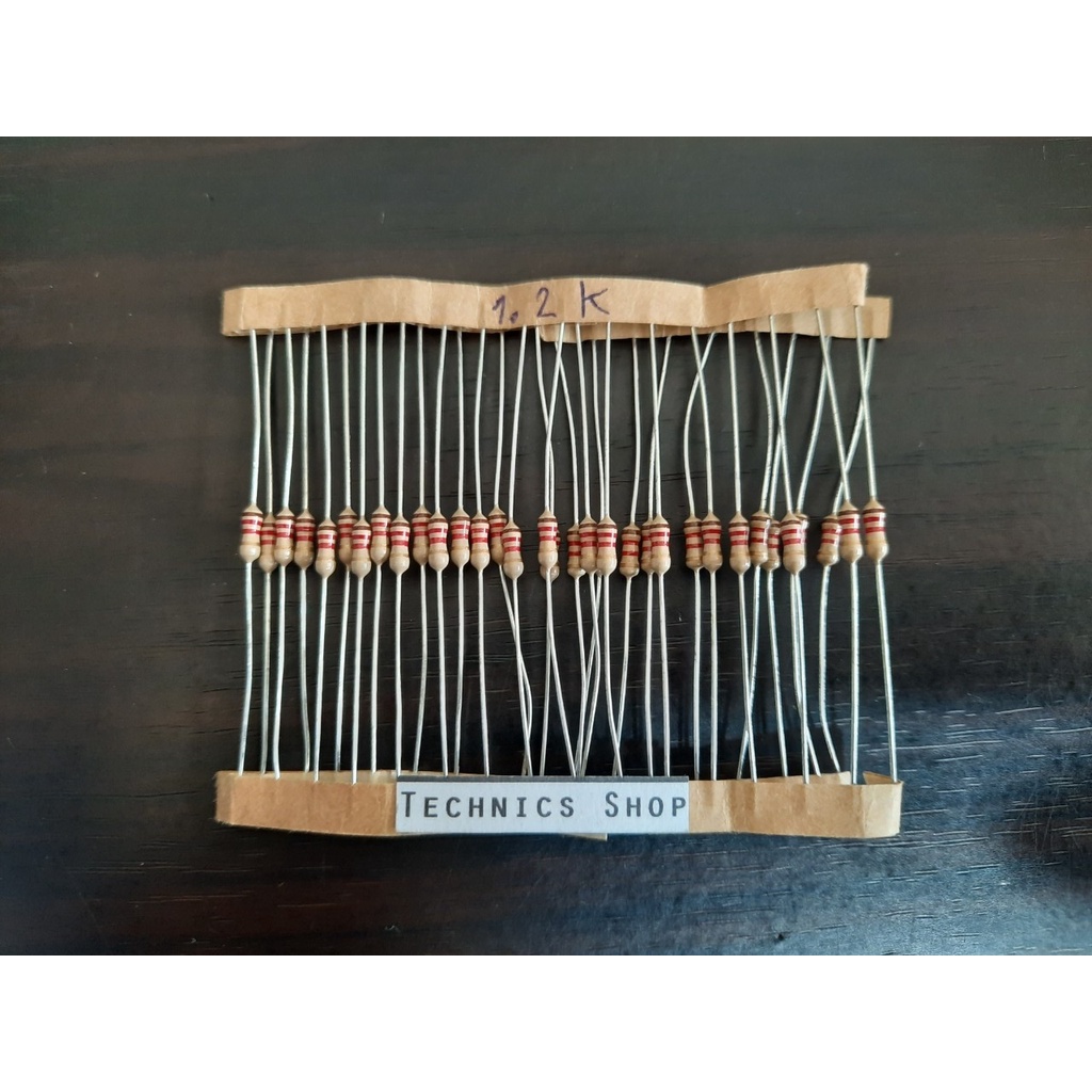 ตัวต้านทาน 12 kโอห์ม 1/4W จำนวน 20 ตัว Resistor 12 KOhm 20 pcs.