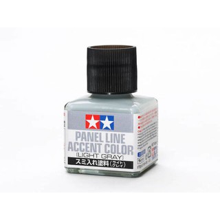 น้ำยาตัดเส้น Tamiya TA87189 Panel Line Accent Color - Light Gray 40ml