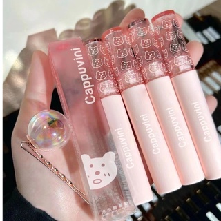 ลิปเกลซ แท่งน้องCappuvini Bubbry Bear Lip Glaze   CP74-CP19