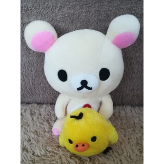 ตุ๊กตาโคะรีลัคคุมะ กับโทริ แบบดึงสั่น korirakkuma San-X original Japan