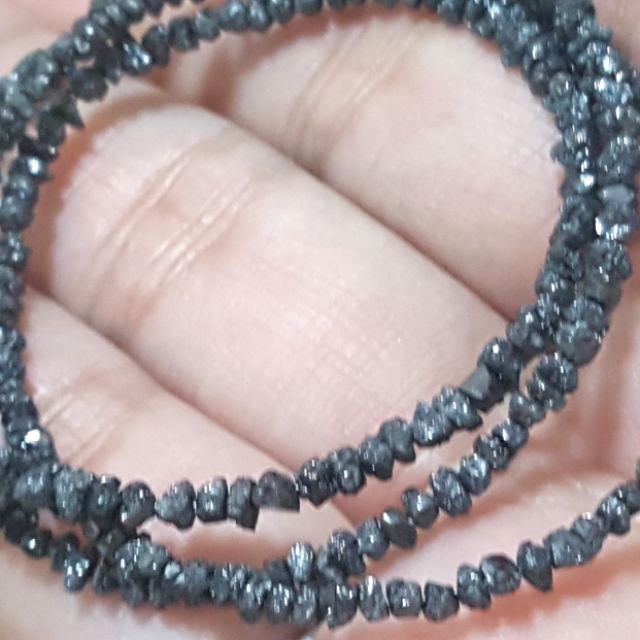 สร้อยเพชรแท้ เพชรดำ (Natural Black Diamond) | Shopee Thailand