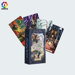 เกมการ์ดแม่มด 78 ชิ้น 78PCS Everyday Witch Tarot Cards