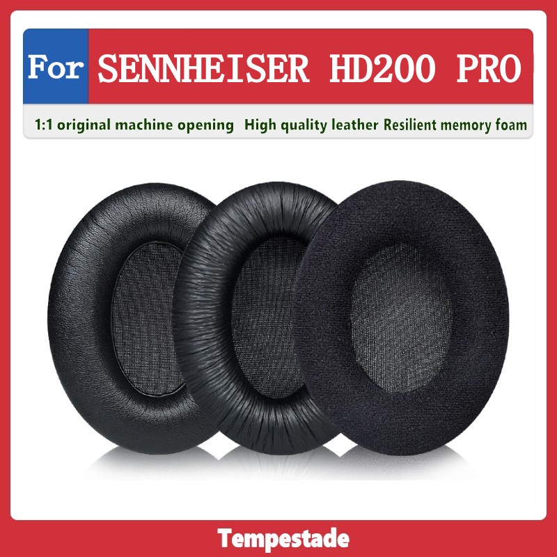 เคสหูฟังหนัง แบบฟองน้ํา สําหรับ Sennheiser HD200 PRO