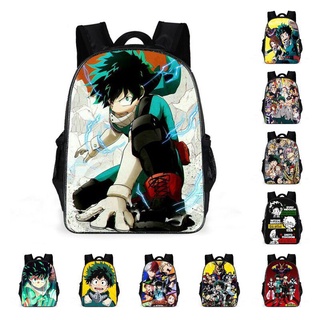 Ready Stock !!! My Hero Academy Backpack School Bag Rucksack Boys Girls Shoulder Outdoor Travel