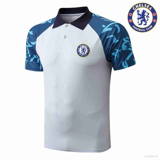 เสื้อโปโลแขนสั้น ลายทีมชาติฟุตบอล Chelsea พลัสไซซ์ 2022-2023 สําหรับผู้ชาย และผู้หญิง