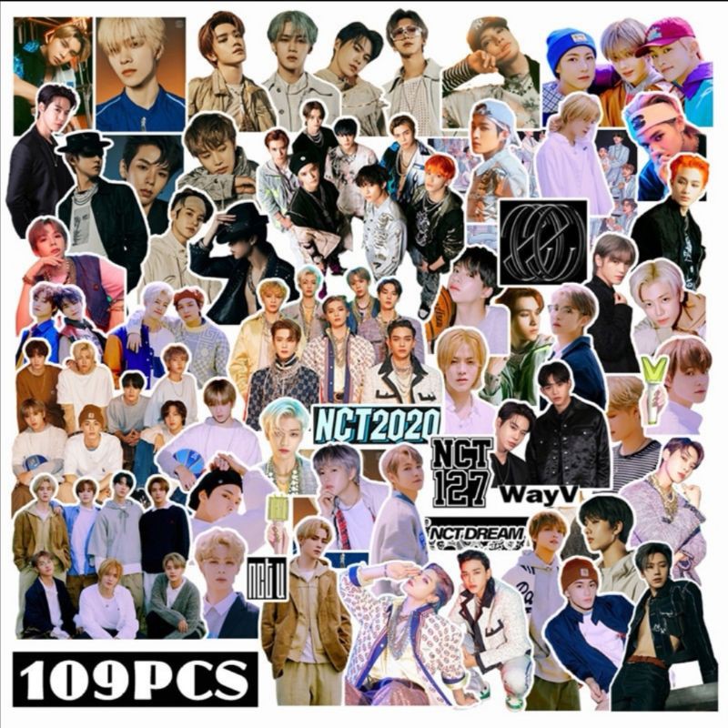 109 ชิ้น/เซ็ต Kpop NCT 2020 127 WayV ตัวอักษรสติกเกอร์ RESONANCE Pt.1