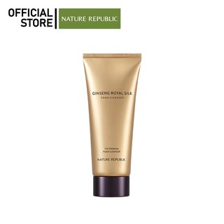 NATURE REPUBLIC GINSENG ROYAL SILK FOAM CLEANSER (150ML) โฟมล้างหน้า ลดริ้วรอย