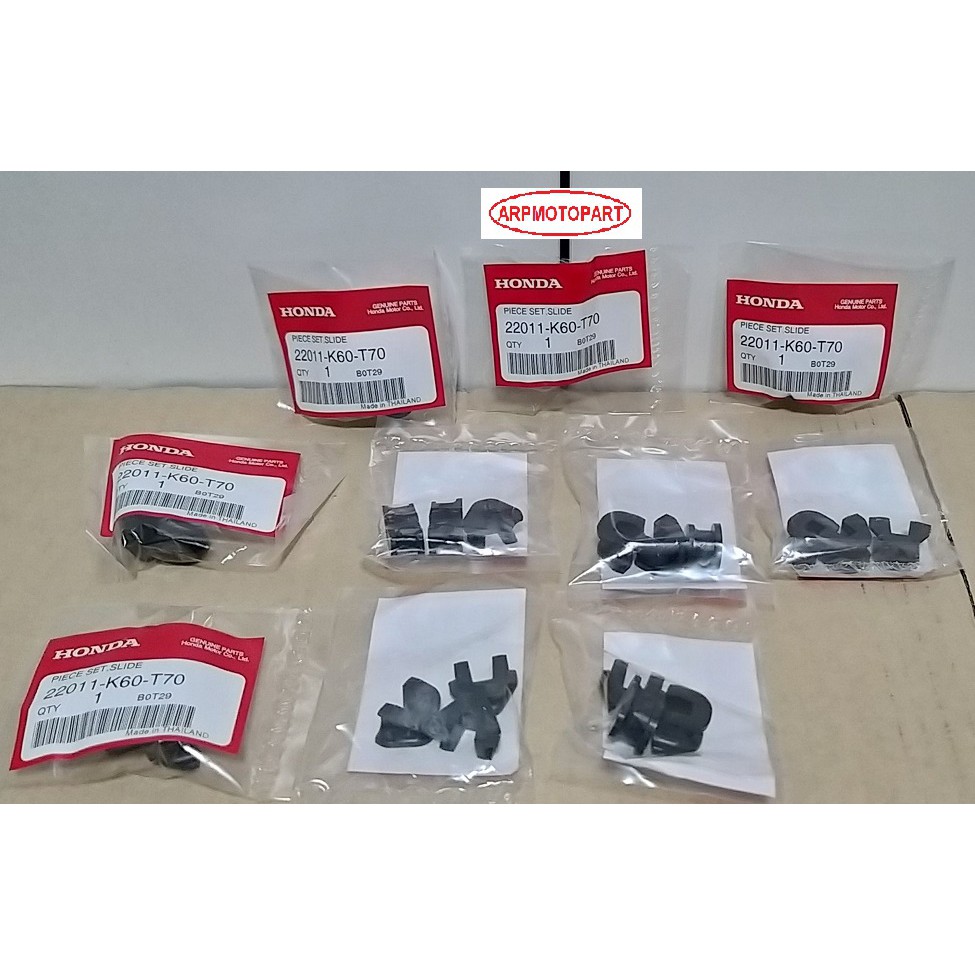 ชุดแผ่นสไลด์ชามหน้าแท้ รุ่น CLICK 125-I ปี 2015-2017 # 22011-K60-T70 - รูปที่ 2