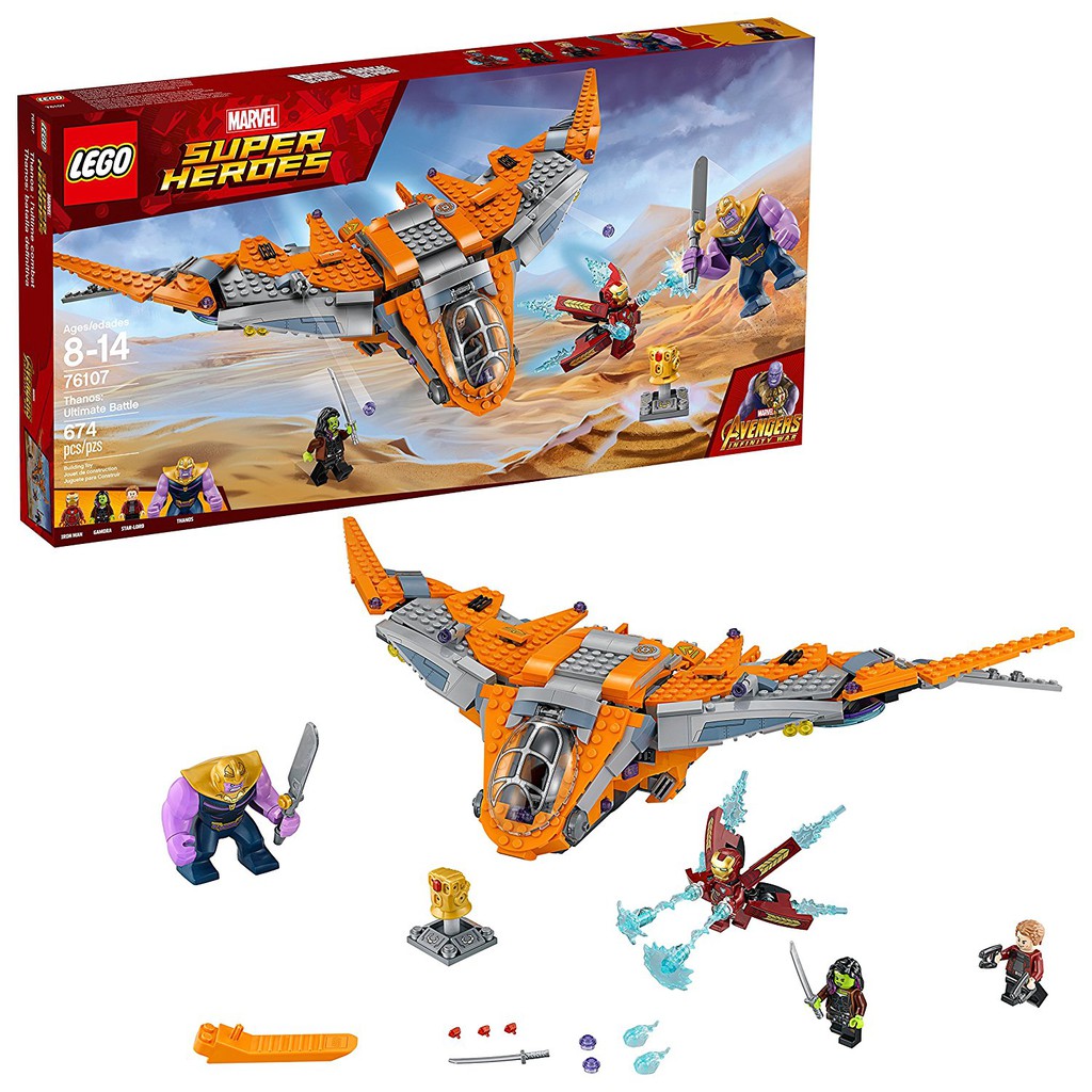 LEGO Marvel Super Heroes Avengers Infinity War Thanos Ultimate Battle ...