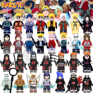  Minifigures Naruto Uzumaki Naruto Uchiha Itachi Sasuke Six Ways Tokashi Building Blocks Toys for Kids