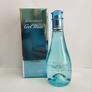 【ของแท้ 💯% 】⚡️ส่งฟรี 🚚 น้ำหอม Davidoff Cool Water Women EDT 100 ml. *กล่องขาย*