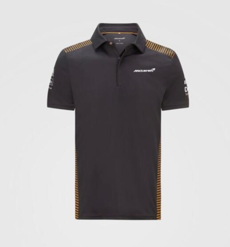 2021 ใหม่ F1 McLaren ทีม McLaren เสื้อโปโลแขนสั้นผู้ชายแห้งเร็วเสื้อแขนสั้น