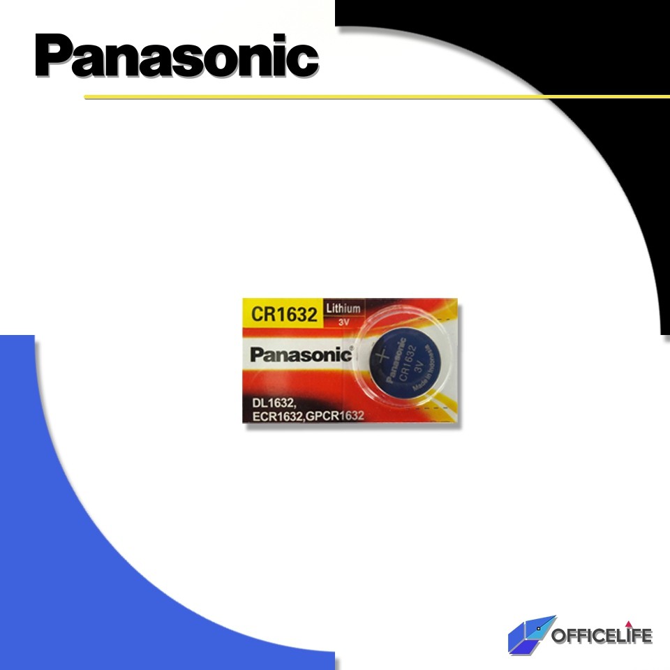 [1เม็ด] ถ่านกระดุม ถ่าน Panasonic CR2032 2025 2016 1632 1620 1616 1220