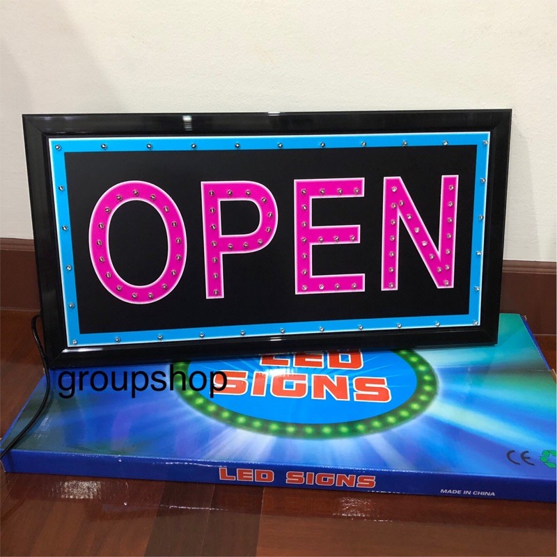 ป้ายไฟLED ป้ายไฟอักษร ป้ายไฟวิ่ง ป้ายไฟร้าน ป้ายไฟOPEN ป้ายไฟหน้าร้าน