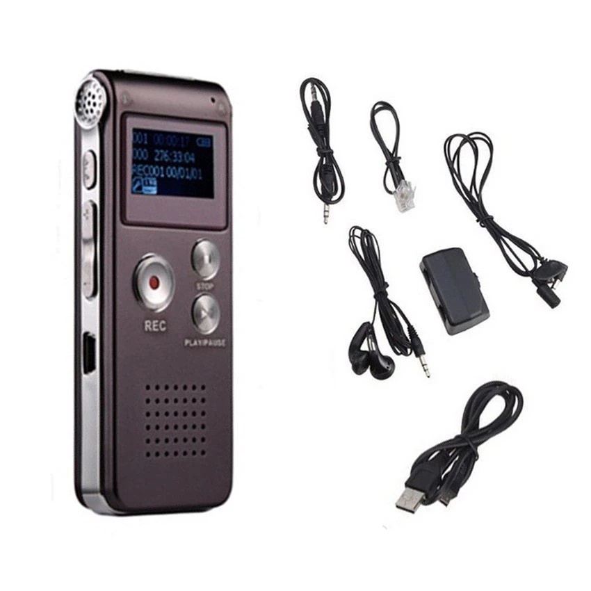 Tanin วิทยุธานินทร์ FM ♦OKAY Voice Recorder เครื่องอัดเสียง/เครื่องบันทึกเสียง 8GB รุ่น GH-609 (สีม่วง) #323⚘