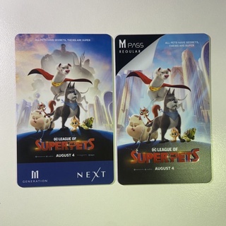 บัตร M Gen / M Pass Regular ลาย DC League of Superpets จาก Major Cineplex