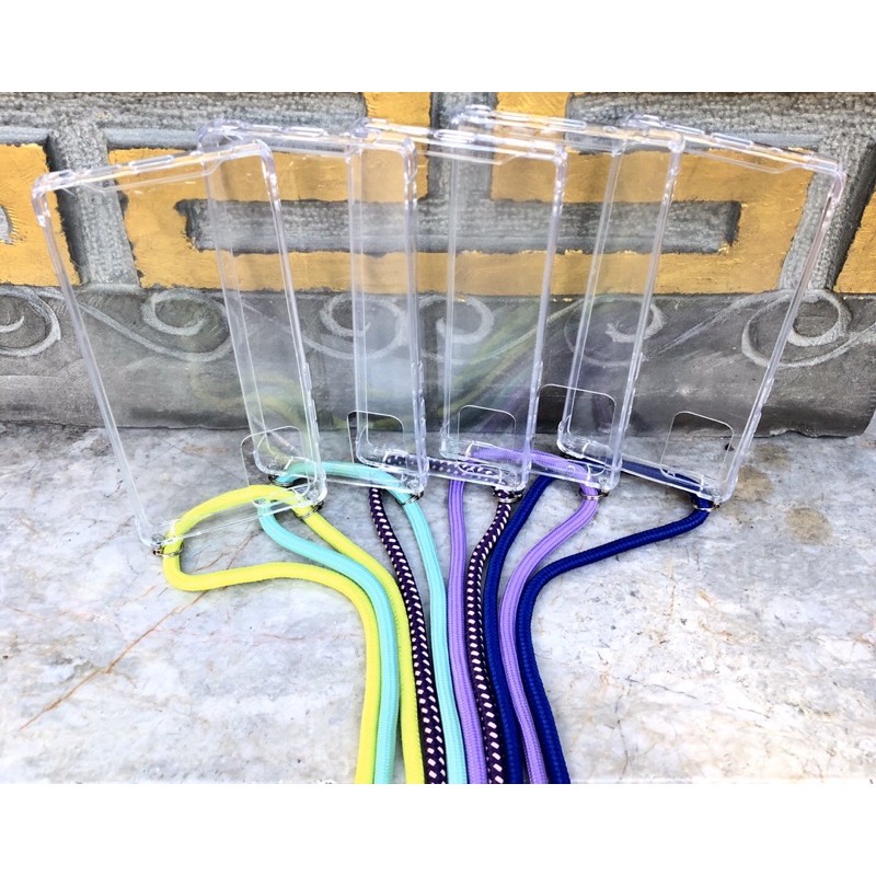 เคสกันกระแทกเชือกคล้องคอ iPhone6,i7,i6Plus ,i7plus ,ix,iXR,ix Max  ,i11,i11Pro, i11ProMax