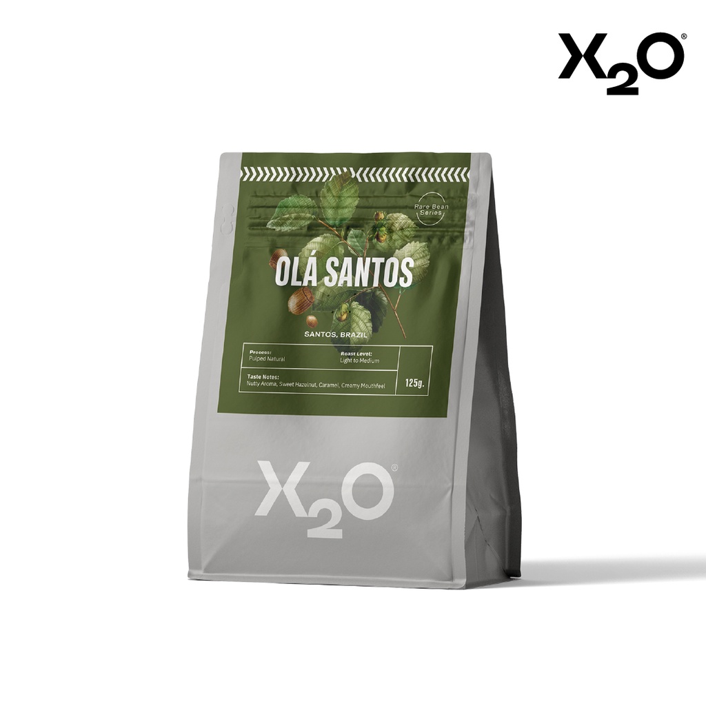 X2O COFFEE เมล็ดกาแฟ OLA SANTOS 125 G. (For Filter & Espresso)