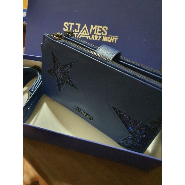 กระเป๋าสตางค์ ST.James สีน้ำเงิน