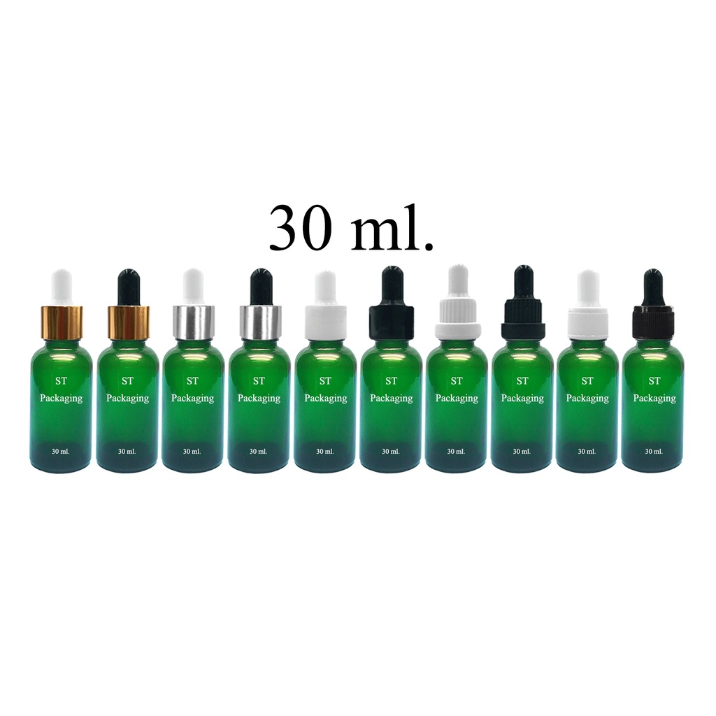 (แพ็ค100ขวด)ขวดแก้ว dropper ดรอปเปอร์ ขวดแบ่ง หัวบีบหยด ขวดเซรั่ม 5ml 10ml 15ml 20ml 30ml 50ml 100ml