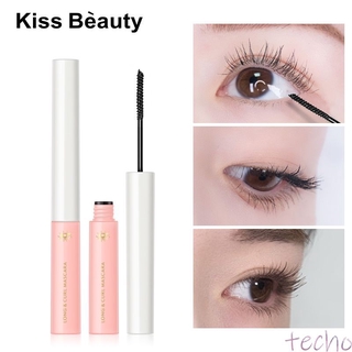 KISS BEAUTY มาสคาร่า แบบกันน้ำ ติดทนนาน มาสคาร่า แบบหนา ยาว กันน้ำ ติดทนนาน techo