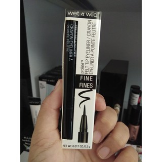 อายไลเนอร์ Wet N Wild Proline Felt Tip Eyeliner Black 0.5g ของจริงของแท้100%