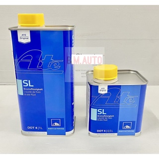 น้ำมันเบรค ATE SL/SL6 Dot4 ขนาด 0.5L และ 1L ของแท้แน่นอนค่า (ราคาสินค้าต่อ1กระป๋อง)