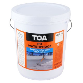 วัสดุกันซึม โพลียูริเทน ทากันน้ำรั่วซึม TOA ROOFSEAL 20 กก. สีขาว เคมีภัณฑ์ก่อสร้าง วัสดุก่อสร้าง ROOFSEAL POLYURETHANE