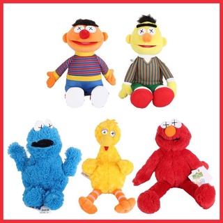 New 30/50cm Sesame Street Plush Doll Toys Elmo CookieMonster Bigbird Ernie Bert Figures Soft Plush Birthday Gift Toy For Decoration