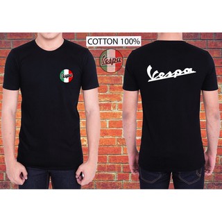 เสื้อVESPA ผ้าCotton #ไม่หด #ไม่ย้วย #ไม่ต้องรีด