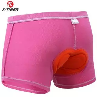 X-Tiger กางเกงขี่จักรยาน พร้อมแผ่นรองกันกระแทก 100% สำหรับผู้หญิง
