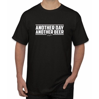 ราคา เสื้อยืดลําลอง แขนสั้น พิมพ์ลาย Another Day Another Beer Larry Enticer สําหรับผู้ชายSize S-5XL