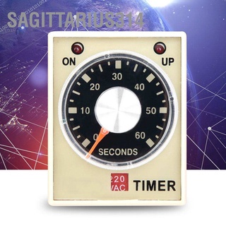 Sagittarius314 AH3-3 Power on Delay Timer Time Relay AC 220V 50/60Hz