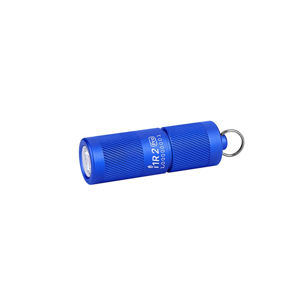 Olight I1R 2 Pro EOS พวงกุญแจไฟฉายบิด - ไฟ LED สเกลชิป - 180 ลูเมน - ใช้ชุดแบตเตอรี่ในตัว - สีน้ำเงิ