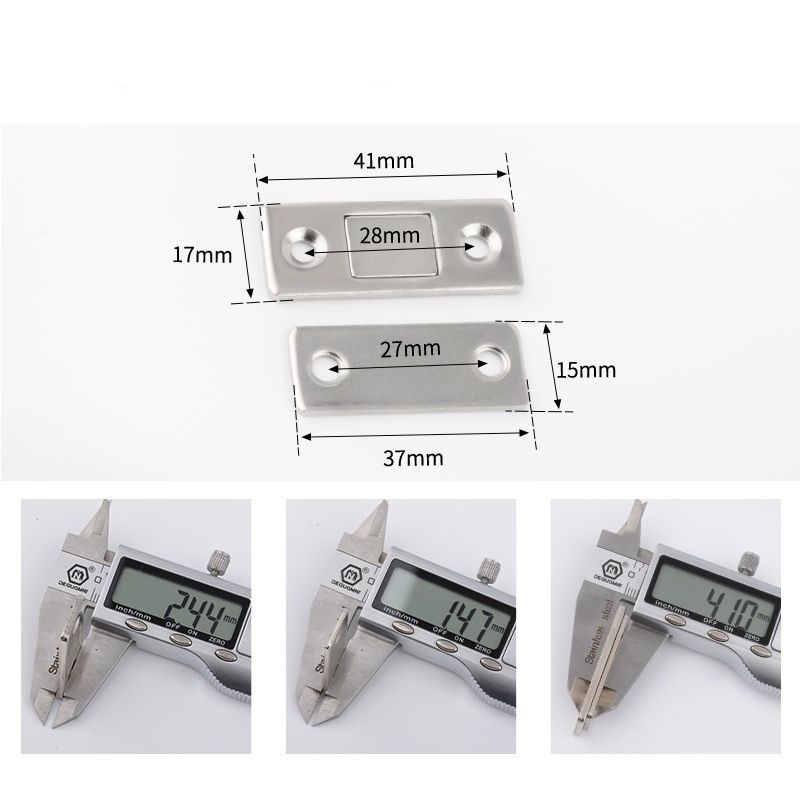 💥COD💥แม่เหล็กติดบานประตู  แม่เหล็ก 5PCS ไม่ต้องเจาะ แม่เหล็กตัวช่วยปิดประตูให้สนิดขึ้น - รูปที่ 5