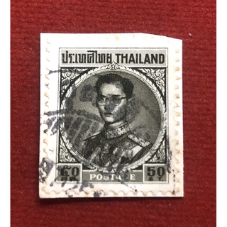 แสตมป์รัชกาลที่9 ชุด 4 พิมพ์ญี่ปุ่น ปี1963ประทับตรา