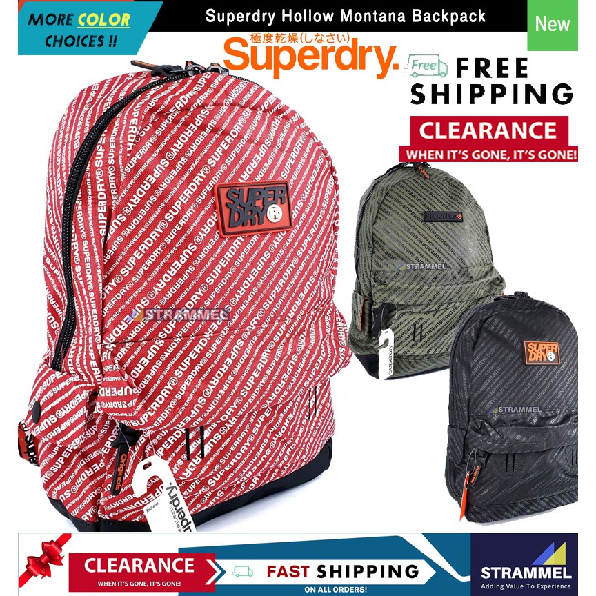 Superdry Hollow Montana Backpack 21 Litres - ตัวเลือกหลายสี