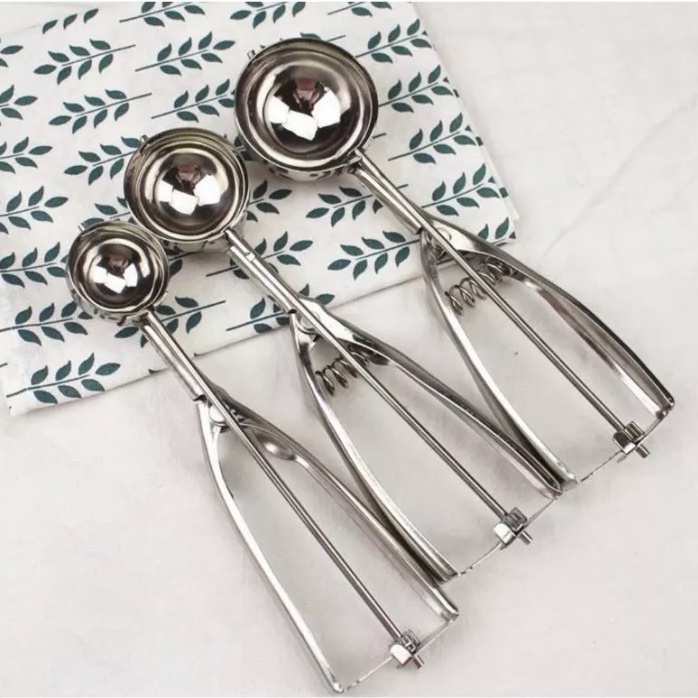 PRO CHEF ที่ตักไอศครีม ที่ตักไอติม สคูป สแตนเลส Ice Cream Scoop PRC1-BSK-DS - รูปที่ 2