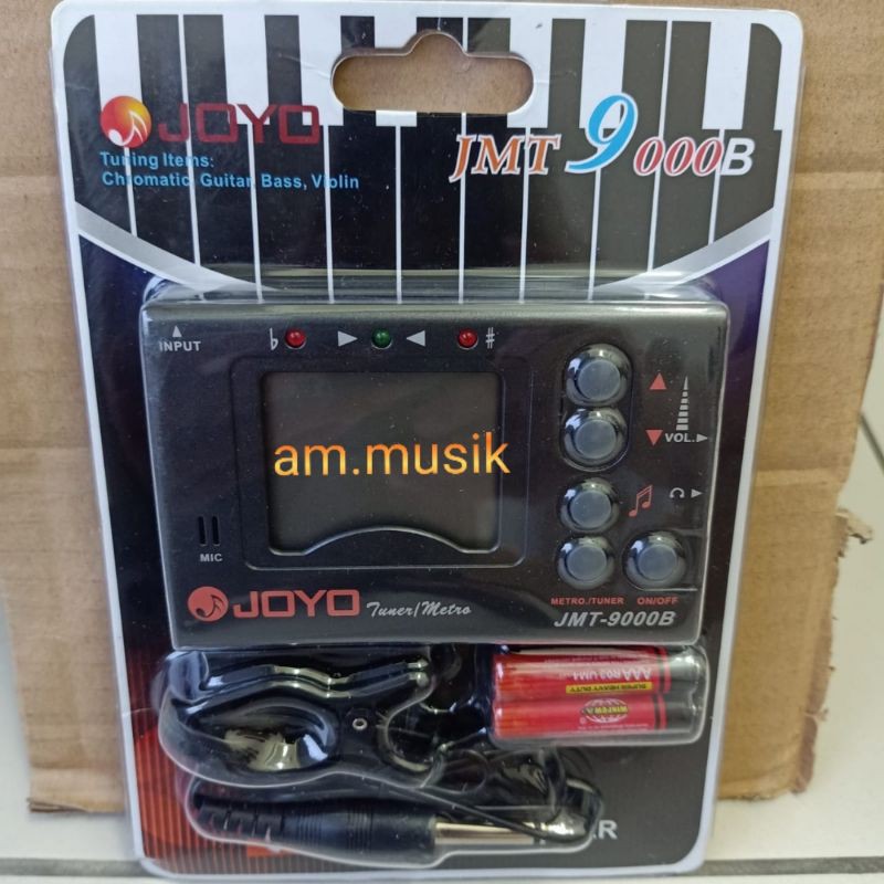 JOYO JMT 9000B METRONOM TUNER / TONE GENERATOR 3 IN 1 สําหรับ GUITAR, BASS และ VIOLIN JMT9000B