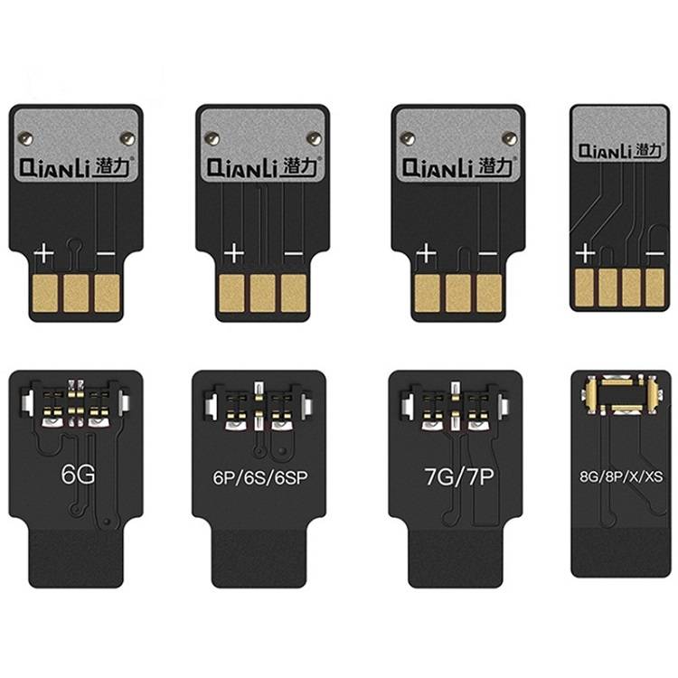Qianli บอร์ดเชื่อมต่อแบตเตอรี่ สําหรับ iPhone XS X 8P 8 7P 7 6SP 6S 6P 6 4 ชิ้น ต่อล็อต