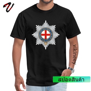 เสื้อยืดลําลอง ผ้าฝ้าย 100% พิมพ์ลาย Coldstream Guards Valentine Porg Ni ของขวัญวันพ่อ สําหรับผู้ชาย