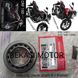 Laher เพลาข้อเหวี่ยงแบริ่ง ด้านขวา honda verza Sogan new CRF 150 original 91001-KSP KYE K18 K84