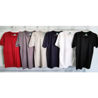 เสื้อยืดคอตตอน คอกลม แขนสั้นสีพื้น minimal พร้อมส่ง  S-XL =มีเก็บปลายทาง=