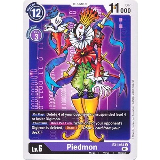การ์ด Digimon - TCG - Piedmon / EX1-064